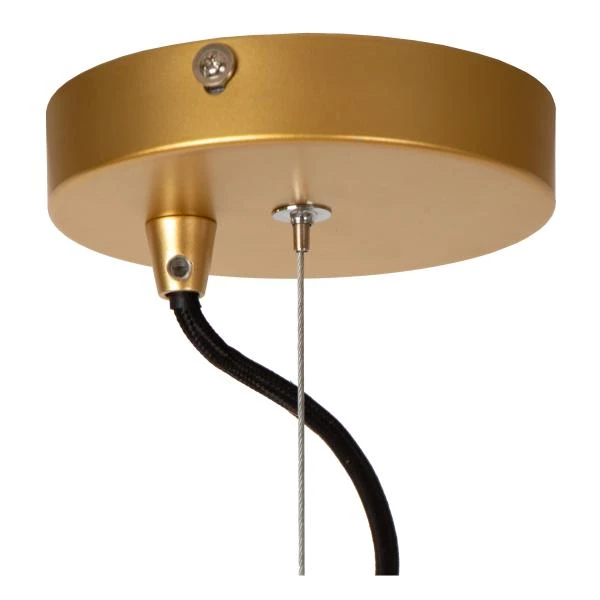 Lucide ELYSEE - Pendant light - Ø 38 cm - 1xE27 - Opal - detail 3